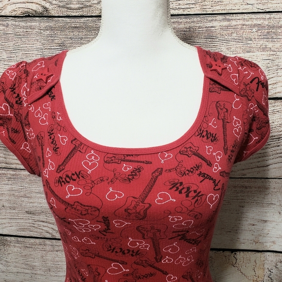 Fender Guitar Babydoll Shirt Size Medium - Picture 3 of 11